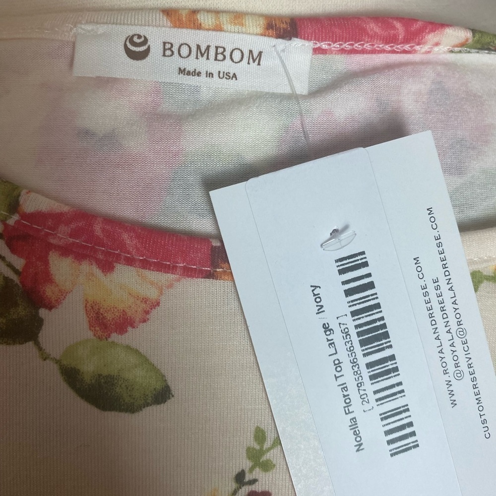 Boutique x Royal & Reese Country Western Floral T-Shirt Blouse Costal Grandma LG - Picture 6 of 8